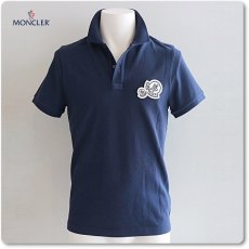 画像1: 【MONCLER】モンクレール/ダブルロゴ/鹿の子/ポロシャツ (1)