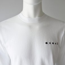 画像2: 【FORTUNA】フォルトゥーナ/5.6oz/MERCI刺繍ロゴ/ロンT/長袖/Tシャツ/オールシーズン《男女兼用》 (2)