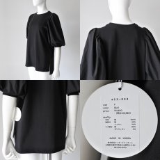 画像6: 【anana】アナナ/異素材ドッキング/布帛セットイン/ボリューム袖/6分袖/カットソー/Tシャツ/春夏秋《レディース》 (6)