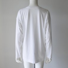 画像5: 【 anana 】 アナナ 日本製 ナチュラルストレッチ GRACEFUL ぼかしロゴ 長袖 ロンT Tシャツ カットソー オールシーズン レディース  (5)