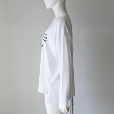 画像4: 【 anana 】 アナナ 日本製 ナチュラルストレッチ GRACEFUL ぼかしロゴ 長袖 ロンT Tシャツ カットソー オールシーズン レディース  (4)