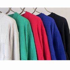 画像2: 【予約商品】《納期：9月末》【 MARGAUX VINTAGE 】 マルゴーヴィンテージ ボリューム袖 チクチクしない リンクス ニット レディース  (2)