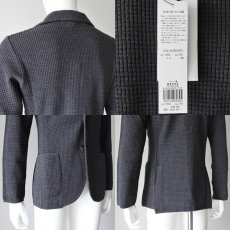 画像6: 《 30％OFF 》《 国内正規品 》【 LARDINI 】 ラルディーニ 新型 フラワーピン ブートニエール ウール100％ ブロック織 ニット ジャケット 春秋冬 メンズ  (6)