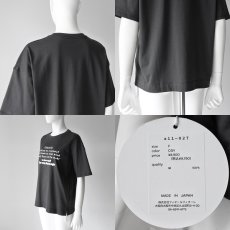 画像6: 《50％OFF》【 anana 】 アナナ 日本製 GRACEFUL ぼかしロゴ カットソー Tシャツ 春夏秋 レディース  (6)