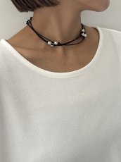 画像5: 【予約商品】《納期12月上旬〜12月中旬》【 CHIGNON 】 シニヨン マルチWAY 丸玉 コード チョーカー ネックレス オールシーズン レディース  (5)