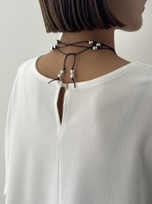 画像6: 【予約商品】《納期12月上旬〜12月中旬》【 CHIGNON 】 シニヨン マルチWAY 丸玉 コード チョーカー ネックレス オールシーズン レディース  (6)