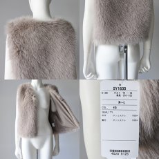 画像6: 【 TAKAGI MINK 】 高木ミンク エコファー フォックス ジレ ベスト 春秋冬 レディース  (6)