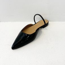 画像9: 【予約商品】《納期：2025年2月末〜3月中旬》【 ATELIER BRUGGE 】アトリエブルージュ 日本製 POINTED TOE 2WAY MULE 日本製 リネン 牛革 ミュール 春夏秋 レディース  (9)