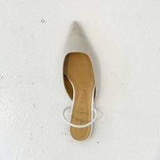 画像5: 【予約商品】《納期：2025年2月末〜3月中旬》【 ATELIER BRUGGE 】アトリエブルージュ 日本製 POINTED TOE 2WAY MULE 日本製 リネン 牛革 ミュール 春夏秋 レディース  (5)