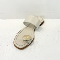 画像9: 【予約商品】《納期：2025年4月上〜4月末旬》【 ATELIER BRUGGE 】アトリエブルージュ 日本製 METAL MOTIF THONG SANDALS トング サンダル 春夏秋 レディース  (9)