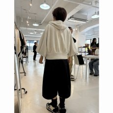 画像4: 【予約商品】《納期：2025年1月》【 MARGAUX VINTAGE 】 マルゴーヴィンテージ BALLOON SLIEEVES ZIP HOODIE バルーンスリーブ スウェット ジップ パーカー 春秋 レディース  (4)