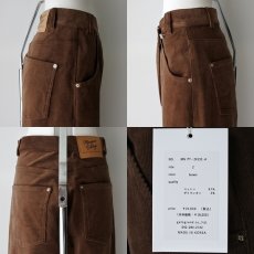 画像6: 【 MARGAUX VINTAGE 】 マルゴーヴィンテージ ストレッチ ダブル釦 アシンメトリー ダブルラップ コーデュロイ ワイド パンツ 春秋冬 レディース  (6)