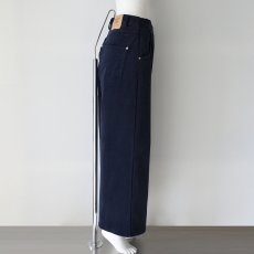 画像3: 【 MARGAUX VINTAGE 】 マルゴーヴィンテージ ストレッチ ダブル釦 アシンメトリー ダブルラップ コーデュロイ ワイド パンツ 春秋冬 レディース  (3)