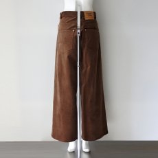 画像5: 【 MARGAUX VINTAGE 】 マルゴーヴィンテージ ストレッチ ダブル釦 アシンメトリー ダブルラップ コーデュロイ ワイド パンツ 春秋冬 レディース  (5)