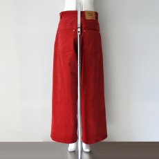 画像5: 【 MARGAUX VINTAGE 】 マルゴーヴィンテージ ストレッチ ダブル釦 アシンメトリー ダブルラップ コーデュロイ ワイド パンツ 春秋冬 レディース  (5)