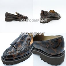 画像6: 【 ATELIER BRUGGE 】 アトリエブルージュ 日本製 本革 KILT MEDALLION TANK SHOES メダリオン  ローファー スリッポン レディース  (6)