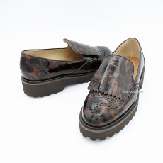 画像1: 【 ATELIER BRUGGE 】 アトリエブルージュ 日本製 本革 KILT MEDALLION TANK SHOES メダリオン  ローファー スリッポン レディース  (1)