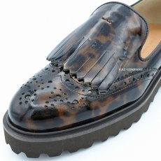 画像4: 【 ATELIER BRUGGE 】 アトリエブルージュ 日本製 本革 KILT MEDALLION TANK SHOES メダリオン  ローファー スリッポン レディース  (4)