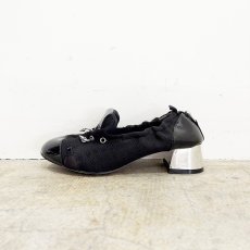 画像2: 【予約商品】《納期：25年7月10日頃》【 MAISON MAVERICK PRESENTS 】 メゾン マヴェリック プレゼンツ  Punk Ballet Slip-on Heels 走れるパンプス ニット 4cmヒール バレーシューズ オールシーズン レディース  (2)