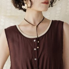 画像1: 【予約商品】《納期：2025年4月上旬〜中旬》【 CHIGNON 】 シニヨン ワンループ マルチ コード チョーカー オールシーズン レディース  (1)