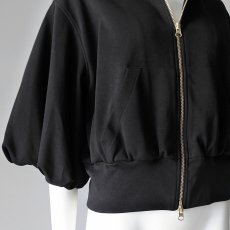 画像3: 【 MARGAUX VINTAGE 】 マルゴーヴィンテージ BALLOON SLIEEVES ZIP HOODIE バルーンスリーブ スウェット ジップ パーカー 春秋 レディース  (3)