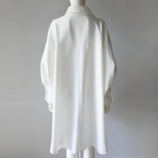 画像5: 【 MARGAUX VINTAGE 】 マルゴーヴィンテージ OVERTUNIC LENGTH SHIRT オーバーチュニック シャツ コート 春秋冬 レディース  (5)