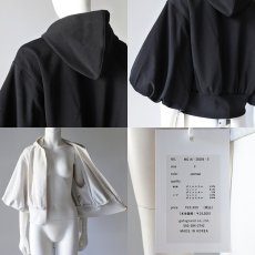 画像6: 【 MARGAUX VINTAGE 】 マルゴーヴィンテージ BALLOON SLIEEVES ZIP HOODIE バルーンスリーブ スウェット ジップ パーカー 春秋 レディース  (6)