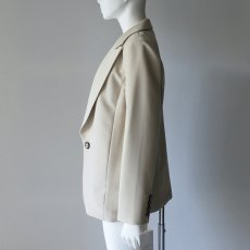 画像4: 【 RISLEY 】 リズレー リズレイ Tailor collar shoulder jacket 2way 肩掛け ピークドラペル センターベンツ ジャケット 春秋冬 レディース  (4)