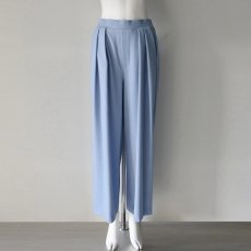 画像1: 【 anana 】 アナナ 定番 きれいめ テロンテロン テンセル デニム タック ワイド パンツ 春夏秋 レディース  (1)