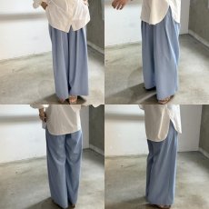 画像7: 【 anana 】 アナナ 定番 きれいめ テロンテロン テンセル デニム タック ワイド パンツ 春夏秋 レディース  (7)