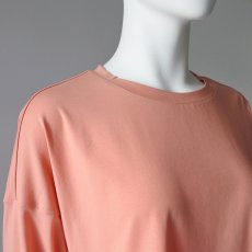 画像2: 【 CYNICAL 】 シニカル ゆったりシルエット Aライン フレア ストレッチ 8分袖 カットソー 春夏秋 レディース  (2)