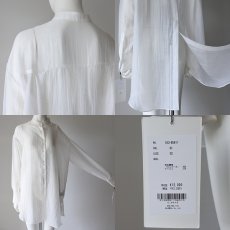 画像6: 【 CLOCHE 】 クロッシェ クロシェ ゆったりシルエット シアー ロング シャツ ブラウス 春夏秋 レディース  (6)