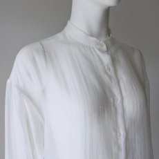 画像2: 【 CLOCHE 】 クロッシェ クロシェ ゆったりシルエット シアー ロング シャツ ブラウス 春夏秋 レディース  (2)