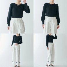 画像7: 40％OFF【 BRAHMIN 】 ブラーミン きれいめ もちもち パール付き ニット 春秋冬 レディース  (7)