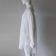 画像4: 【 CLOCHE 】 クロッシェ クロシェ ゆったりシルエット シアー ロング シャツ ブラウス 春夏秋 レディース  (4)