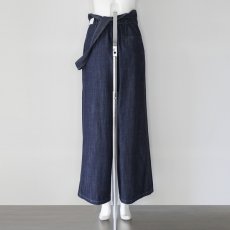 画像4: 【 Lallia Mu 】 ラリアムー ショルダーベルト ラップ サロペット デニム パンツ 春夏秋 レディース  (4)