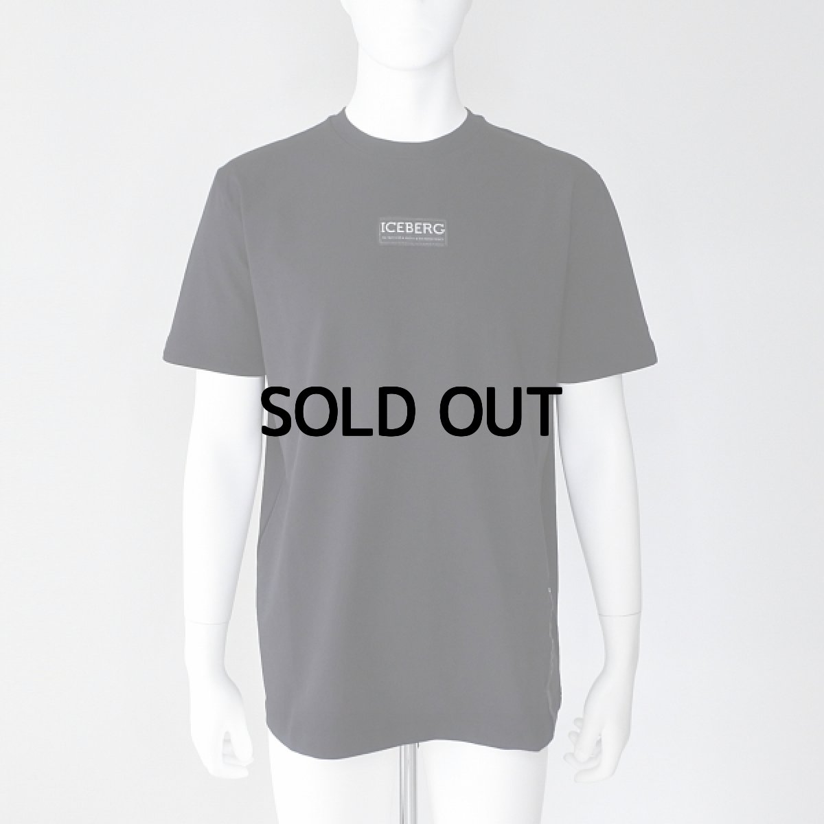 画像1: 《 国内正規品 》【 ICEBERG 】 アイスバーグ スリムフィット GOTS 認証 オーガニックコットン ストレッチ Tシャツ 春夏秋 メンズ   (1)