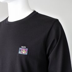 画像1: 《 国内正規品 》【 KO SAMUI 】コ サムイ イタリア製 レギュラーフィット キースヘリング 刺繍 長袖 Tシャツ オールシーズン メンズ  (1)