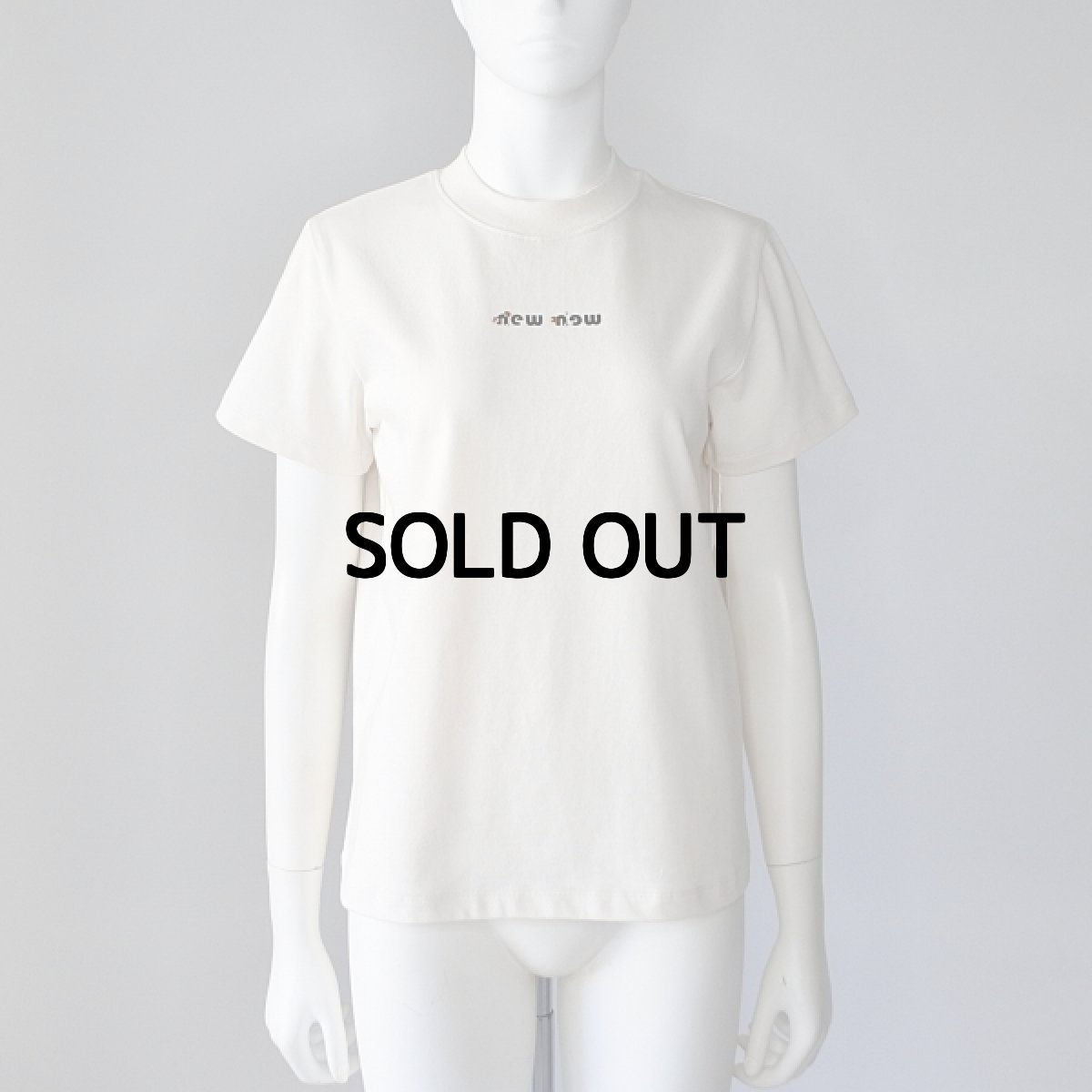 画像1: 【 anana 】 アナナ newnew ストーンロゴ カットソー Tシャツ 春夏秋 レディース  (1)