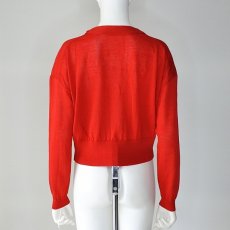 画像5: 【 anana 】 アナナ 日本製 クルーネック シアー ショート丈 サマー ニット カーディガン 春夏秋 レディース  (5)