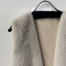 画像5: 【予約商品】《納期：2025年8月末》【 TOLNERA 】 トルネラ エコファー ミンク フェイクファー バルーン ジレ ベスト 春秋冬 レディース  (5)