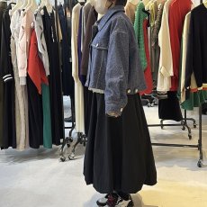 画像3: 【予約商品】《納期：2025年9月上旬〜中旬》【 DOS DIOSAS 】ドスディオサス オーバーサイズ ウール混 ビックステッチ Gジャン ジャケット ショート コート 春秋冬 レディース  (3)