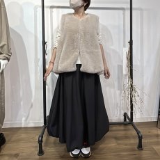 画像1: 【予約商品】《納期：2025年8月末》【 TOLNERA 】 トルネラ エコファー ミンク フェイクファー バルーン ジレ ベスト 春秋冬 レディース  (1)