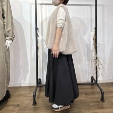 画像2: 【予約商品】《納期：2025年8月末》【 TOLNERA 】 トルネラ エコファー ミンク フェイクファー バルーン ジレ ベスト 春秋冬 レディース  (2)