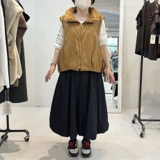 画像1: 【予約商品】《納期：2025年8月》【 MARGAUX VINTAGE 】 マルゴー ヴィンテージ フェイクスエード バルーン ジレ ベスト 春秋冬 レディース  (1)