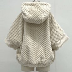 画像8: 【予約商品】《納期：2025年9月末》【 HERENCIA 】 ヘレンチア ゆったりシルエット 5分袖 ブロック モール ジップ パーカー 春秋冬 レディース  (8)
