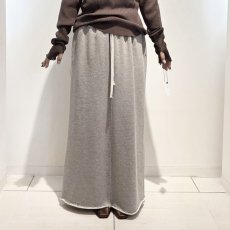 画像1: 【予約商品】《納期：2025年6月中旬》【 CLOCHE 】 クロシェ クロッシェ Aライン パイル起毛 スエット スカート オールシーズン レディース  (1)