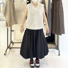 画像2: 【予約商品】《納期：2025年9月末》【 HERENCIA 】 ヘレンチア ゆったりシルエット エコムートン プードル カーリー ファー ベスト ジレ  春秋冬 レディース  (2)