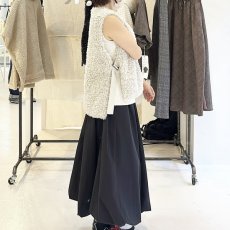 画像3: 【予約商品】《納期：2025年9月末》【 HERENCIA 】 ヘレンチア ゆったりシルエット エコムートン プードル カーリー ファー ベスト ジレ  春秋冬 レディース  (3)