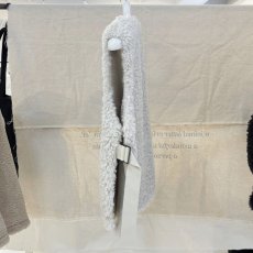 画像7: 【予約商品】《納期：2025年9月末》【 HERENCIA 】 ヘレンチア ゆったりシルエット エコムートン プードル カーリー ファー ベスト ジレ  春秋冬 レディース  (7)